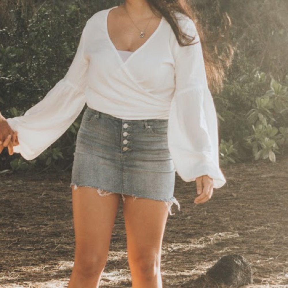 Denim skirt